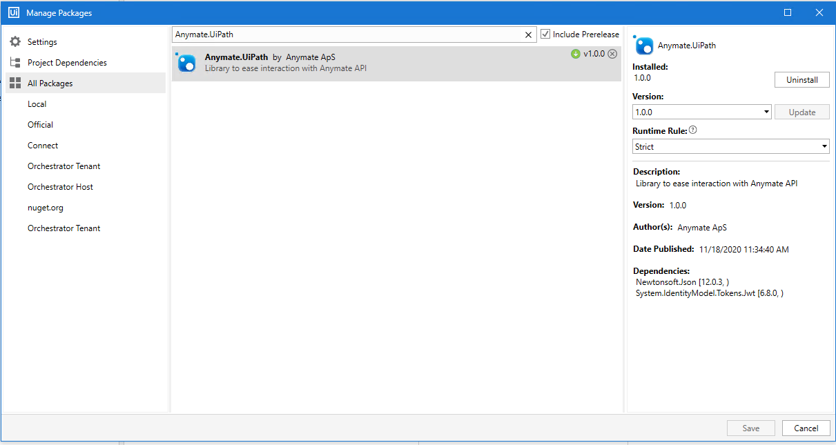 Package Manager